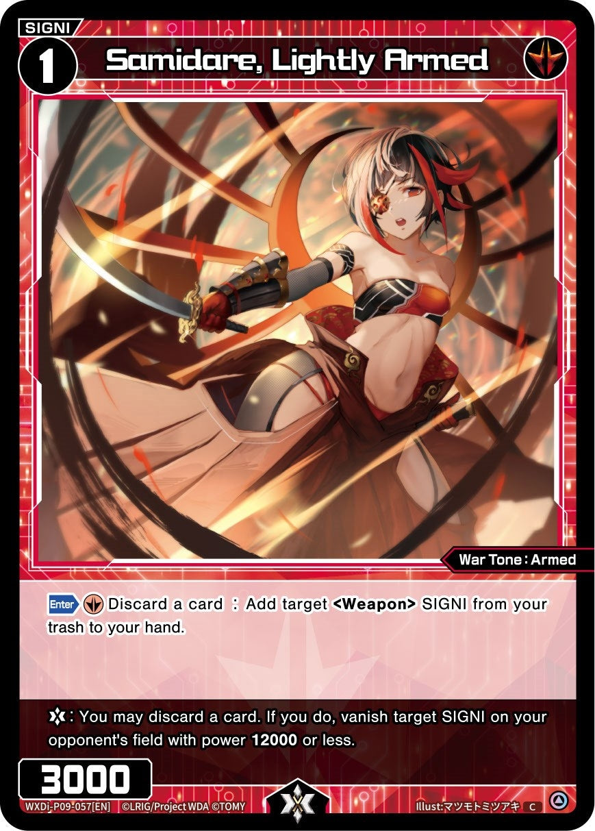 Samidare Lightly Armed (9057) [WXDi-P09] - WIXOSS Single