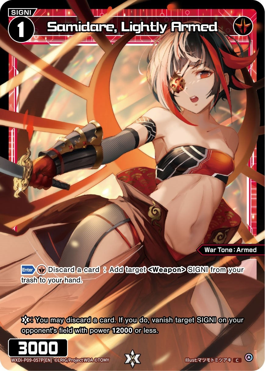 Samidare Lightly Armed (Parallel Foil) (9057) [WXDi-P09] - WIXOSS Single