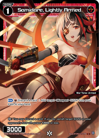 Samidare Lightly Armed (Parallel Foil) (9057) [WXDi-P09] - WIXOSS Single