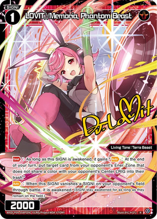 LOVIT//Memoria Phantom Beast (Parallel Foil) (9058) [WXDi-P09] - WIXOSS Single