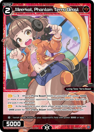 Meerkat Phantom Terra Beast (Parallel Foil) (9060) [WXDi-P09] - WIXOSS Single