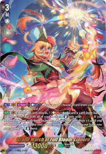 Grand March of Full Bloom Lianorn (1008) [D-CS01] - Cardfight Vanguard Single