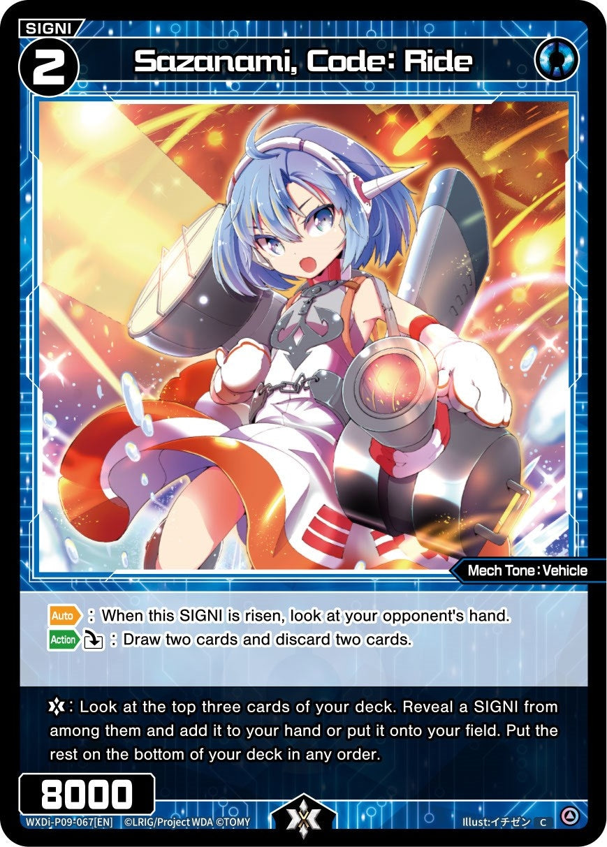 Sazanami Code: Ride (9067) [WXDi-P09] - WIXOSS Single