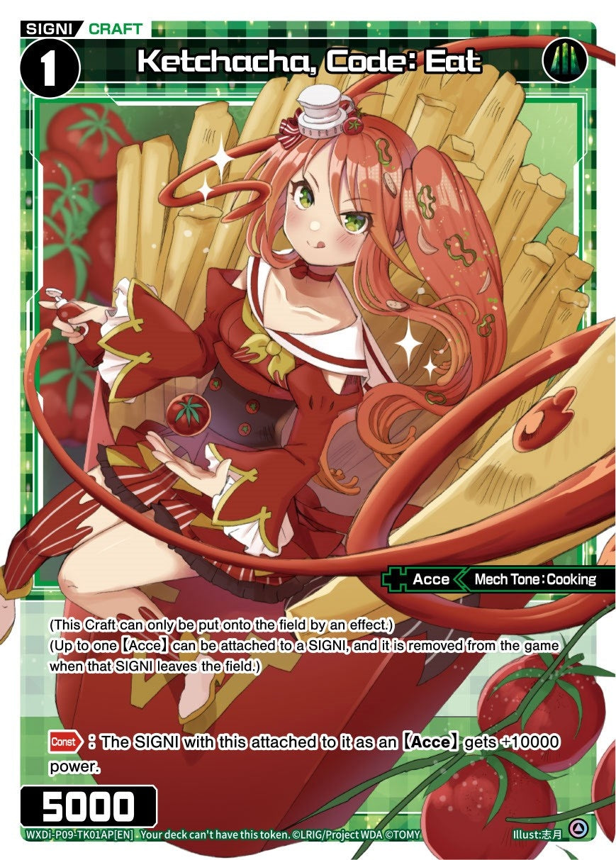 Ketchacha Code: Eat // Servant ZERO (Parallel Foil) (0) [WXDi-P09] - WIXOSS Single