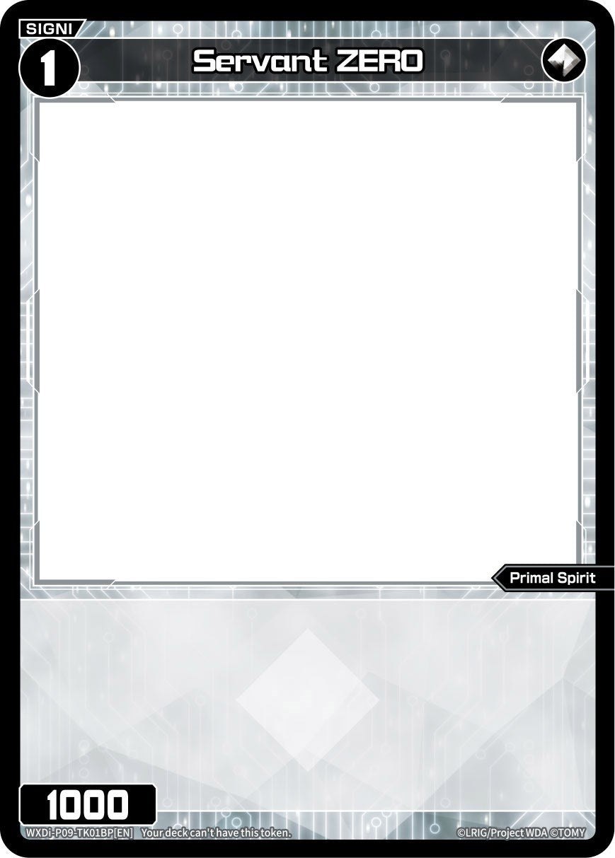 Servant ZERO (Parallel Foil) (0) [WXDi-P09] - WIXOSS Single