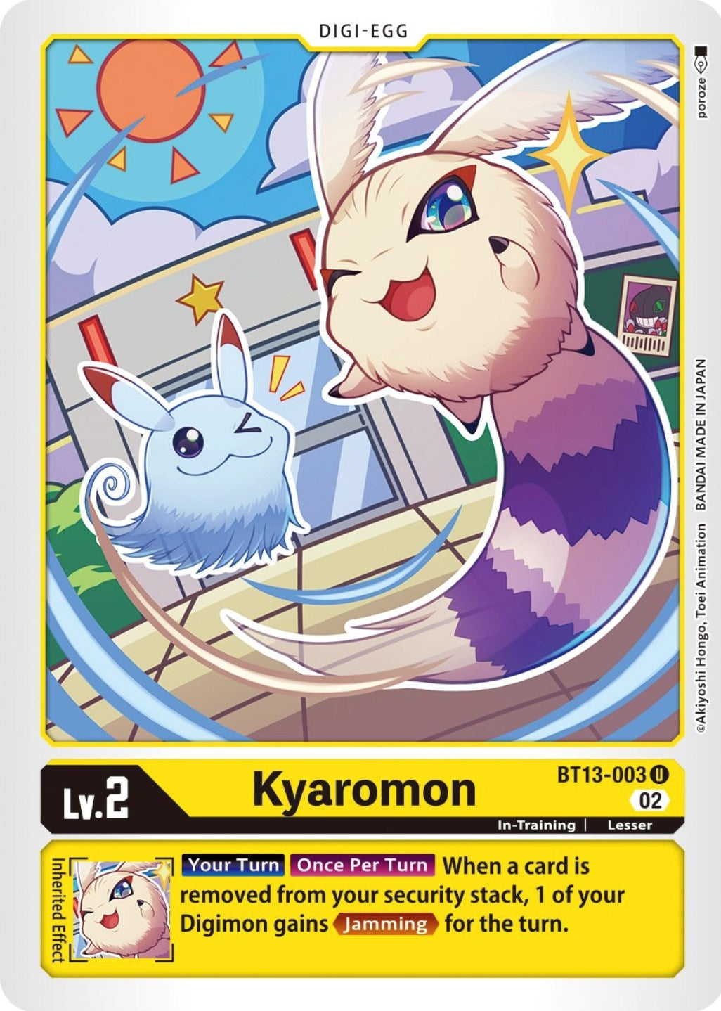 Kyaromon (13003) [BT13] - Digimon Card Game Single