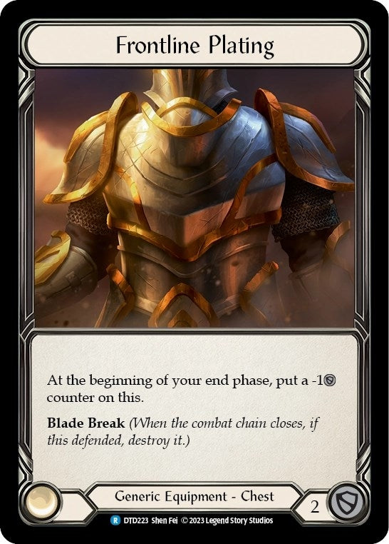 Frontline Plating (223) [DTD] - Flesh and Blood TCG Single