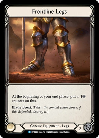Frontline Legs (225) [DTD] - Flesh and Blood TCG Single