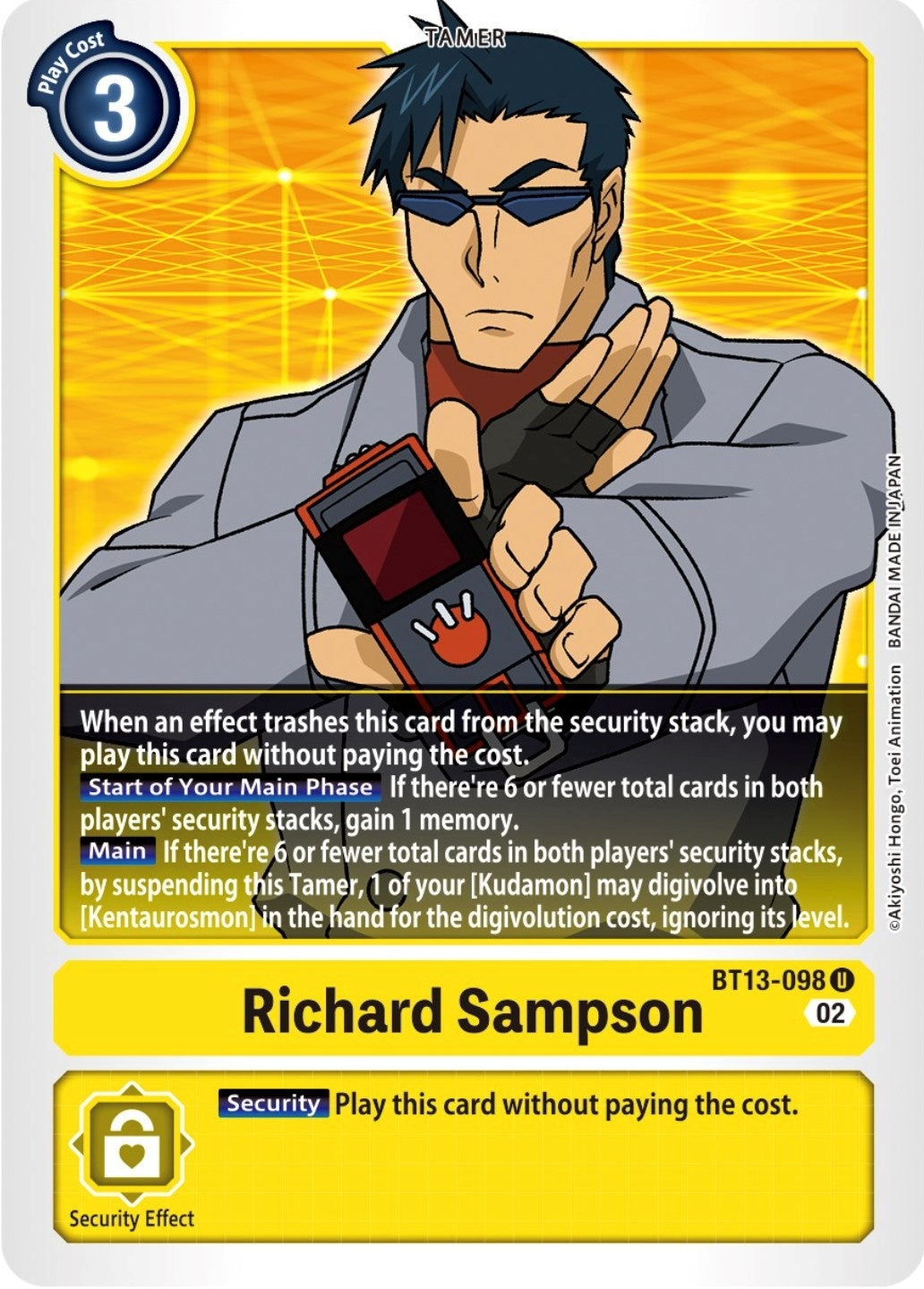 Richard Sampson (13098) [BT13] - Digimon Card Game Single