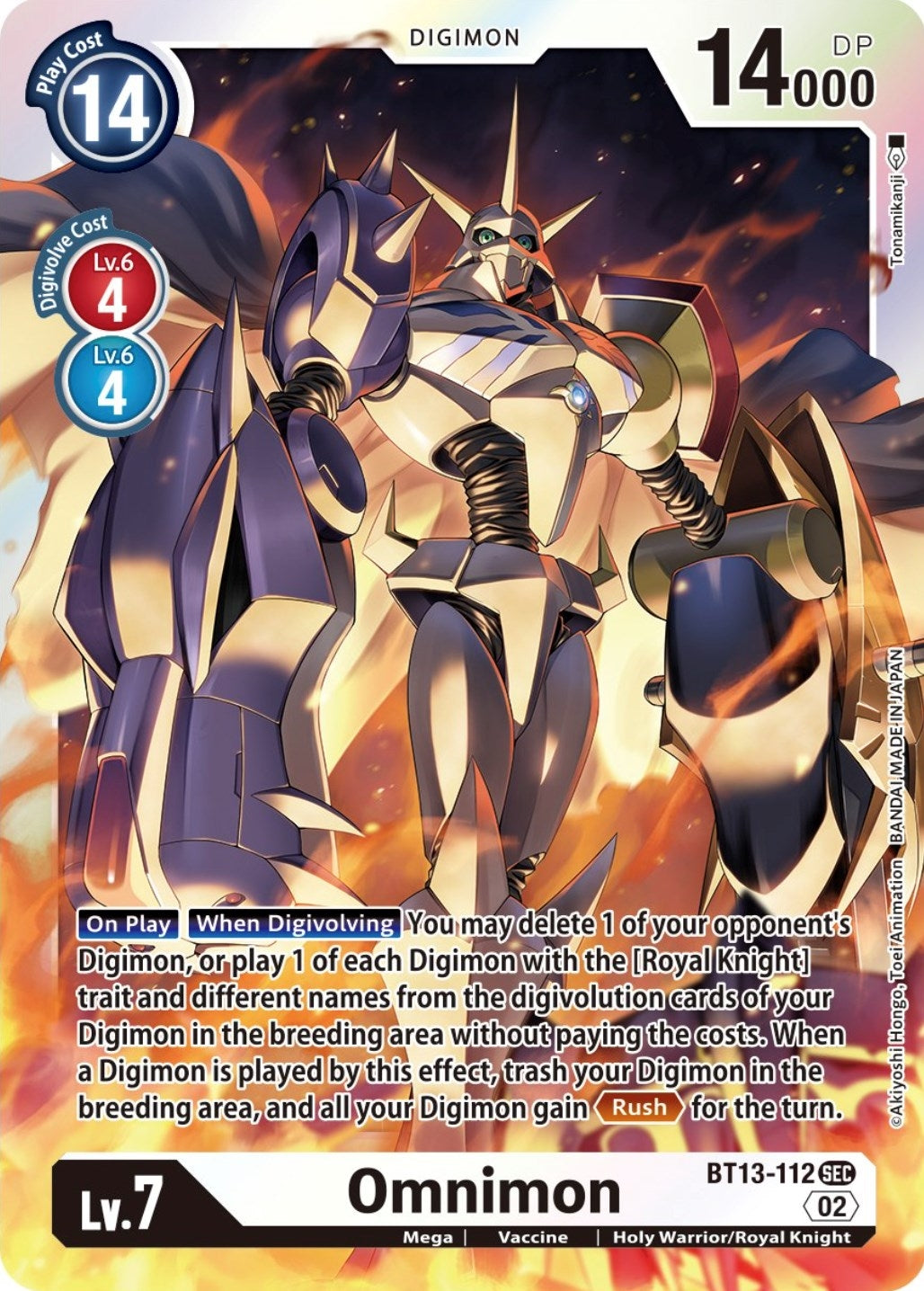 Omnimon (13112) [BT13] - Digimon Card Game Single