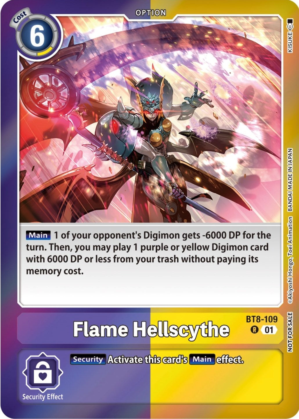 Flame Hellscythe (Event Pack 5) (8109) [BT08] - Digimon Card Game Single