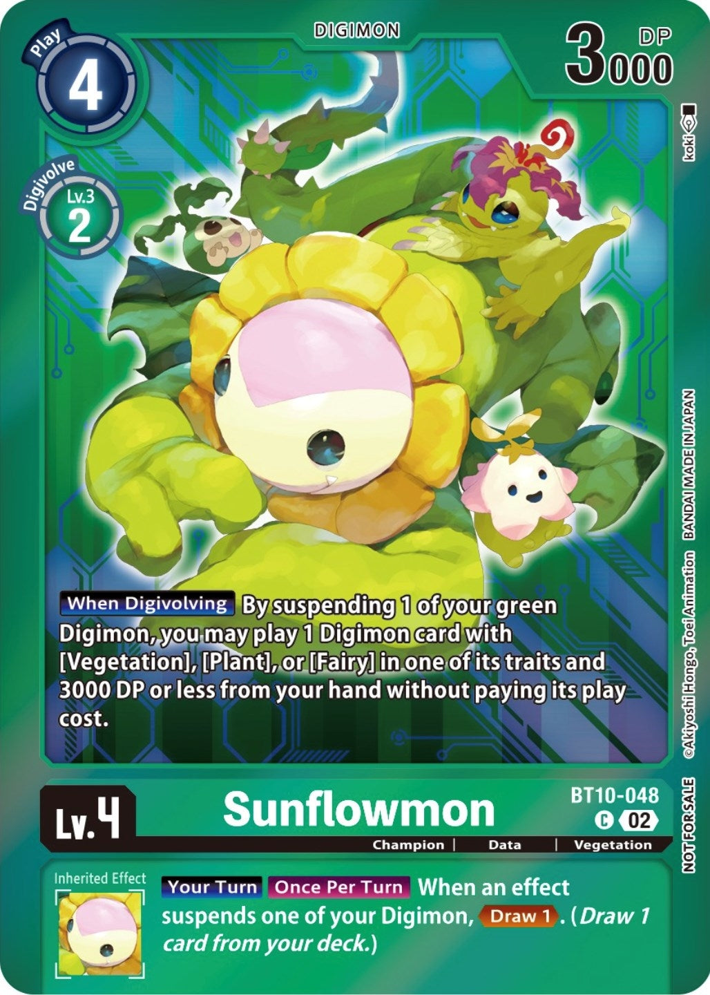 Sunflowmon (Event Pack 5) (10048) [BT10] - Digimon Card Game Single