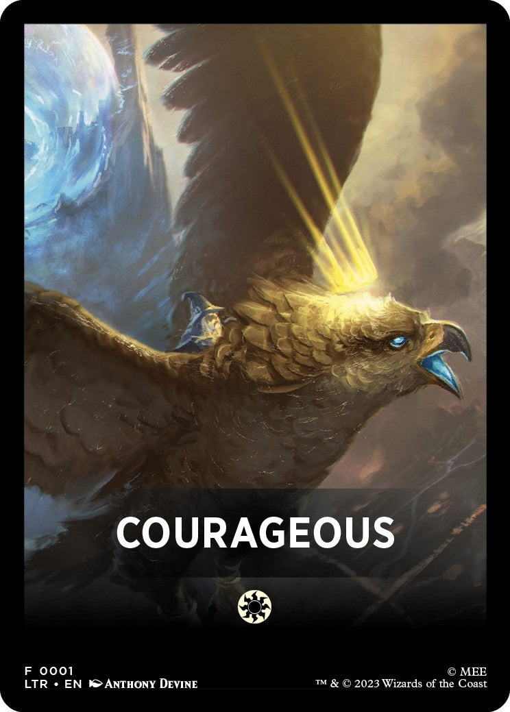 Courageous Theme Card (0) [LTR] - MTG Single