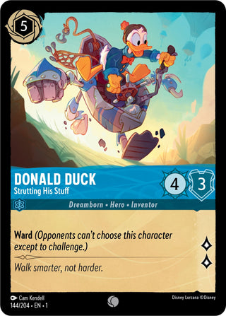 Donald Duck - Strutting His Stuff (144) (1) - Disney Lorcana Single