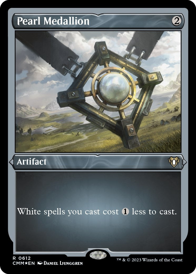 Pearl Medallion (Foil Etched) (612) [CMM] - MTG Single