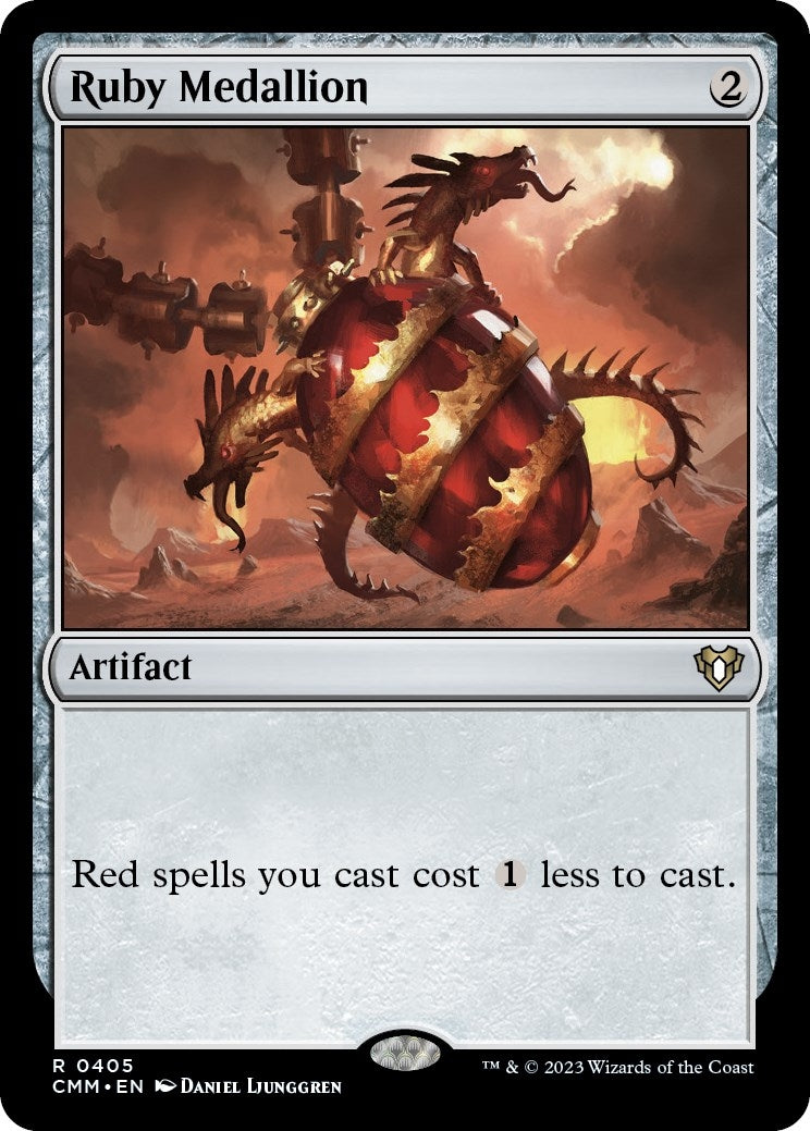 Ruby Medallion (405) [CMM] - MTG Single
