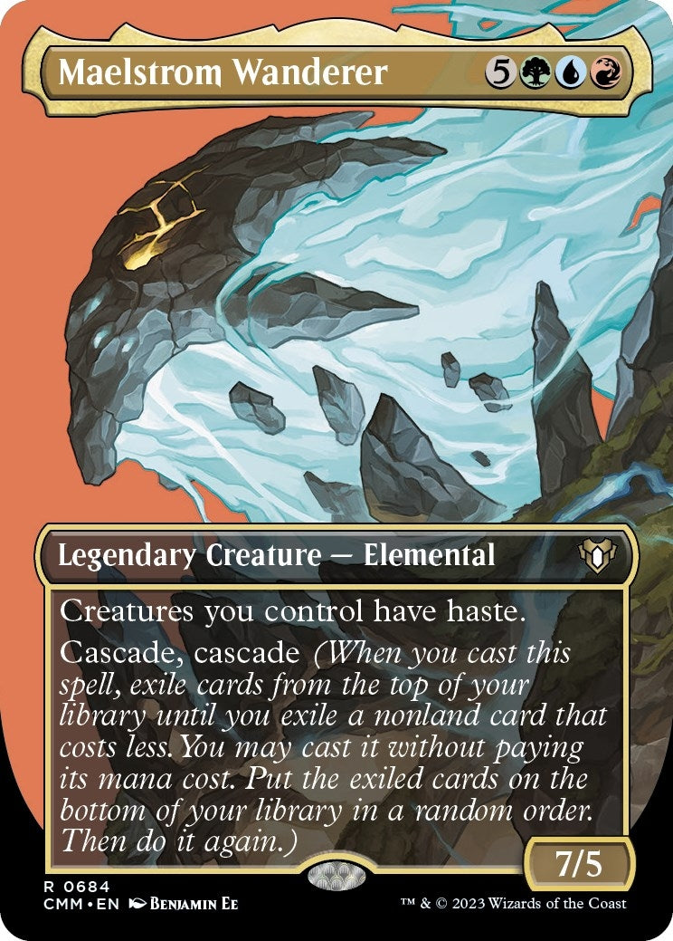 Maelstrom Wanderer (Borderless) (684) [CMM] - MTG Single