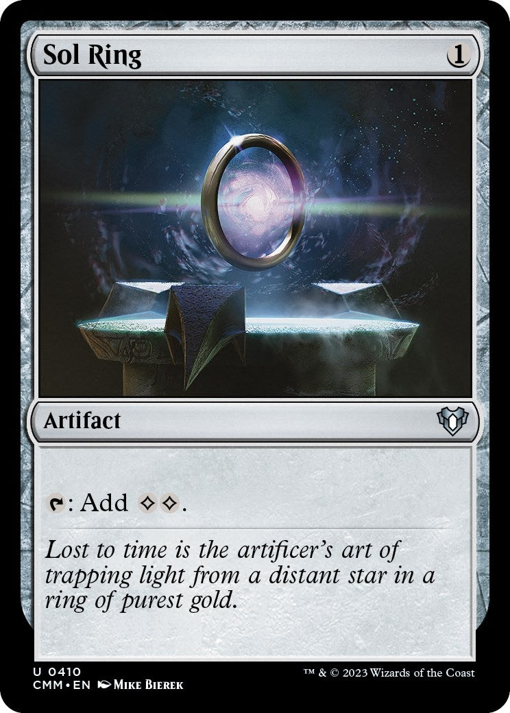 Sol Ring (410) [CMM] - MTG Single