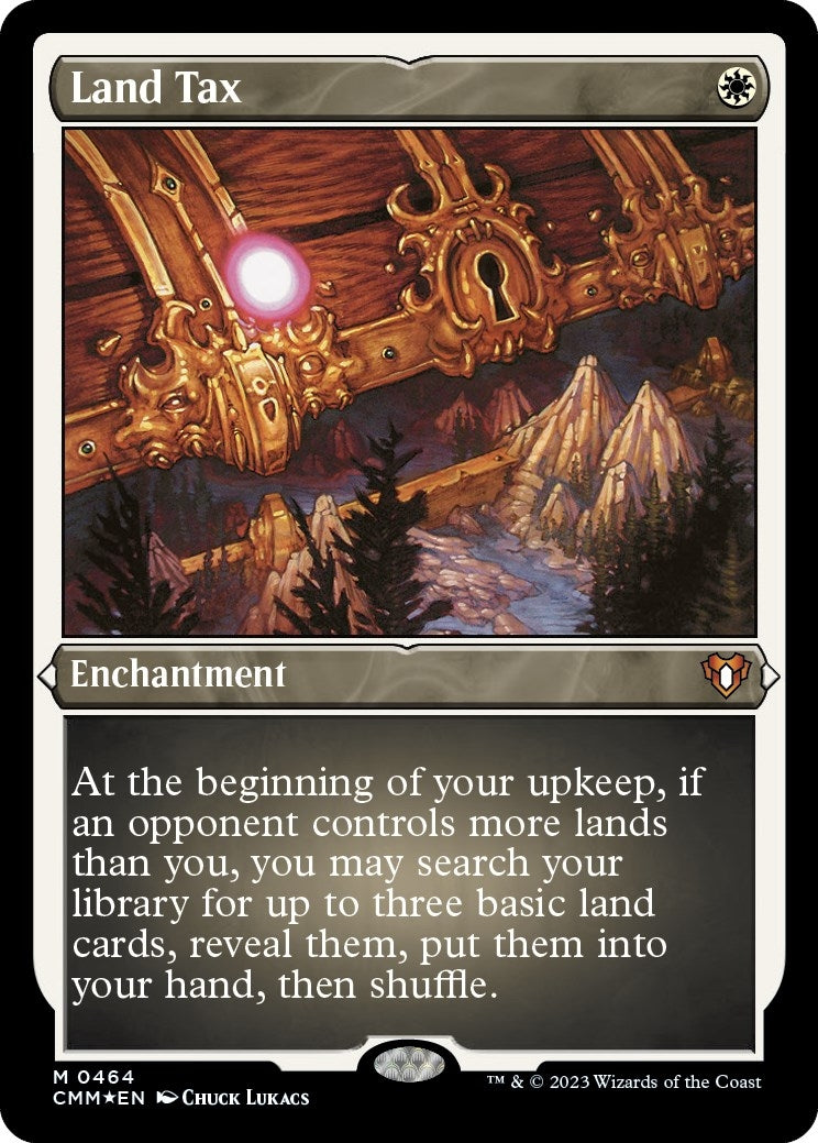 Land Tax (Foil Etched) (464) [CMM] - MTG Single