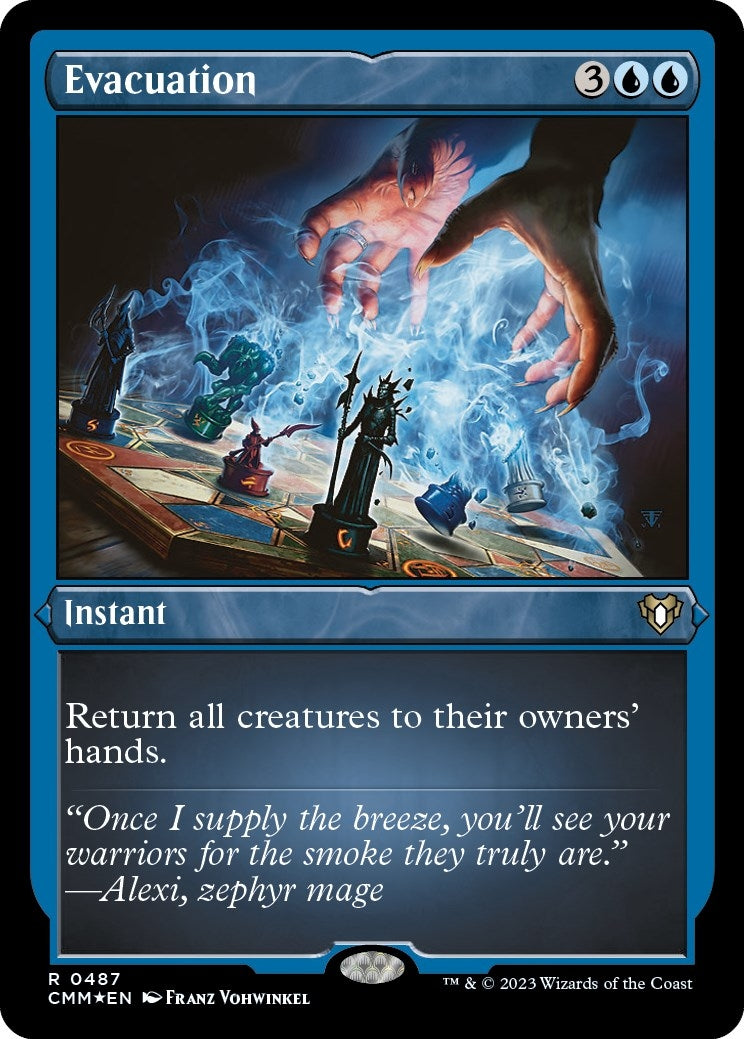 Evacuation (Foil Etched) (487) [CMM] - MTG Single