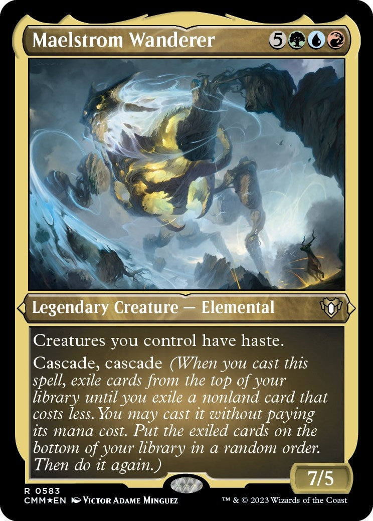 Maelstrom Wanderer (Foil Etched) (583) [CMM] - MTG Single