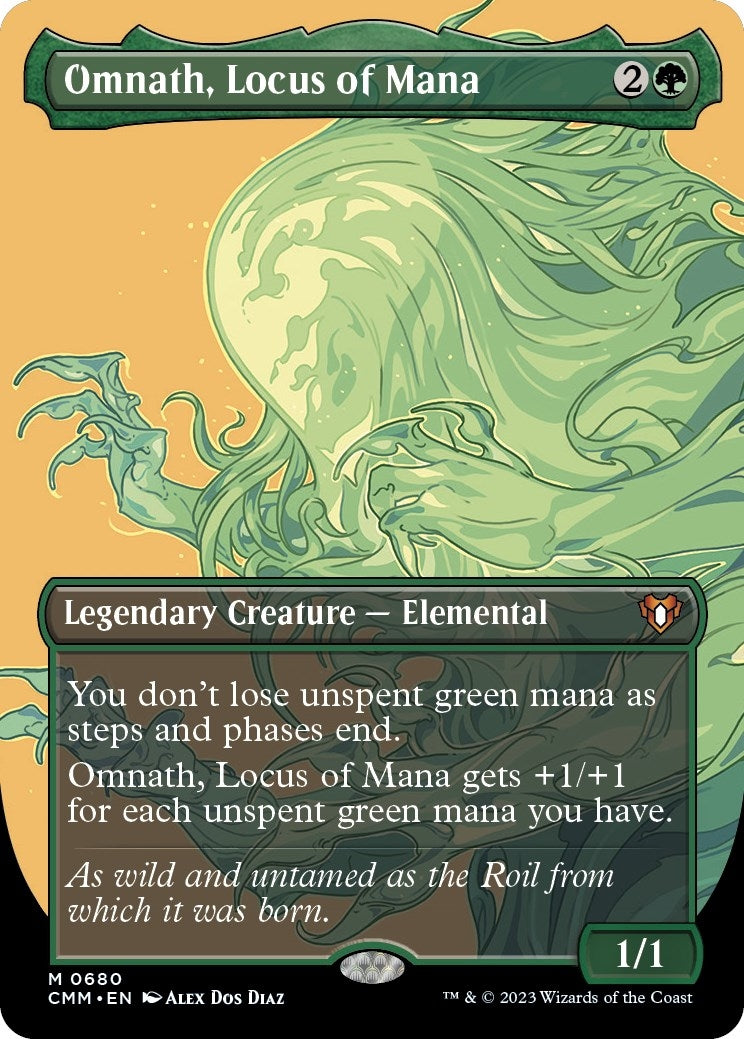 Omnath Locus of Mana (Borderless) (680) [CMM] - MTG Single