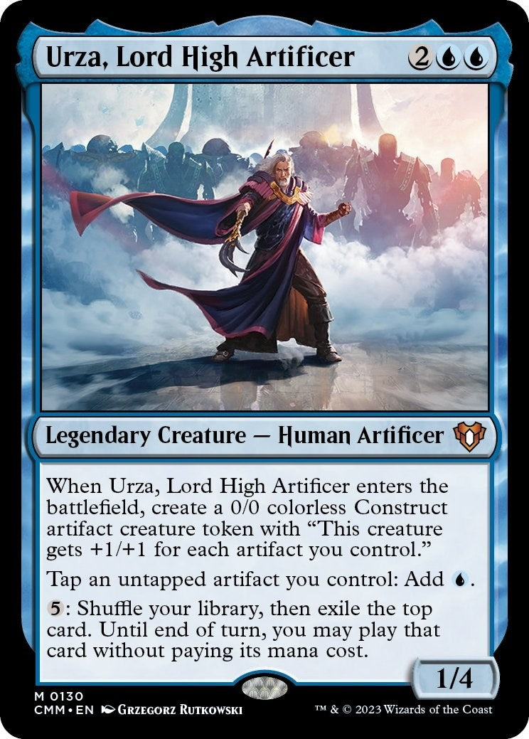 Urza Lord High Artificer (130) [CMM] - MTG Single