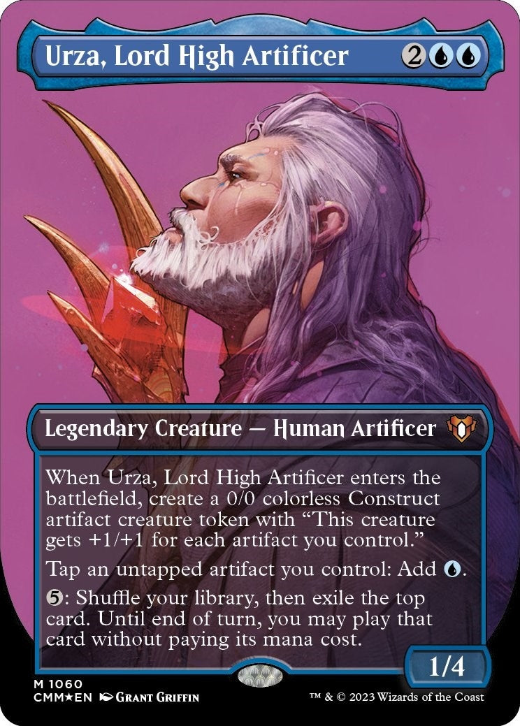 Urza Lord High Artificer (Textured Foil) (1060) [CMM] - MTG Single