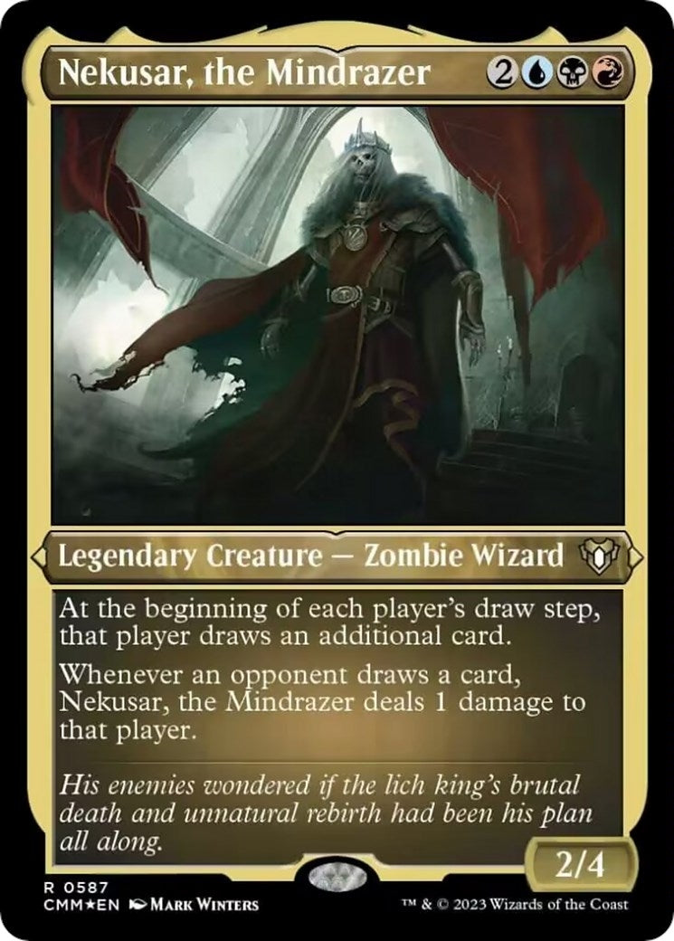 Nekusar the Mindrazer (Foil Etched) (587) [CMM] - MTG Single
