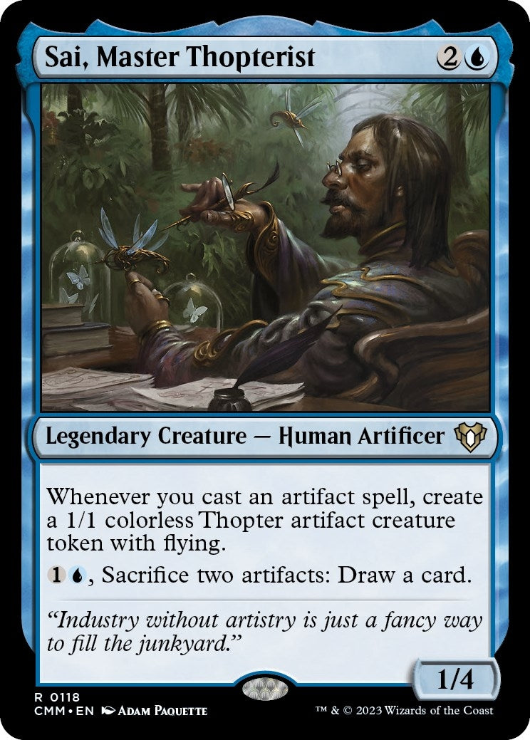 Sai Master Thopterist (118) [CMM] - MTG Single