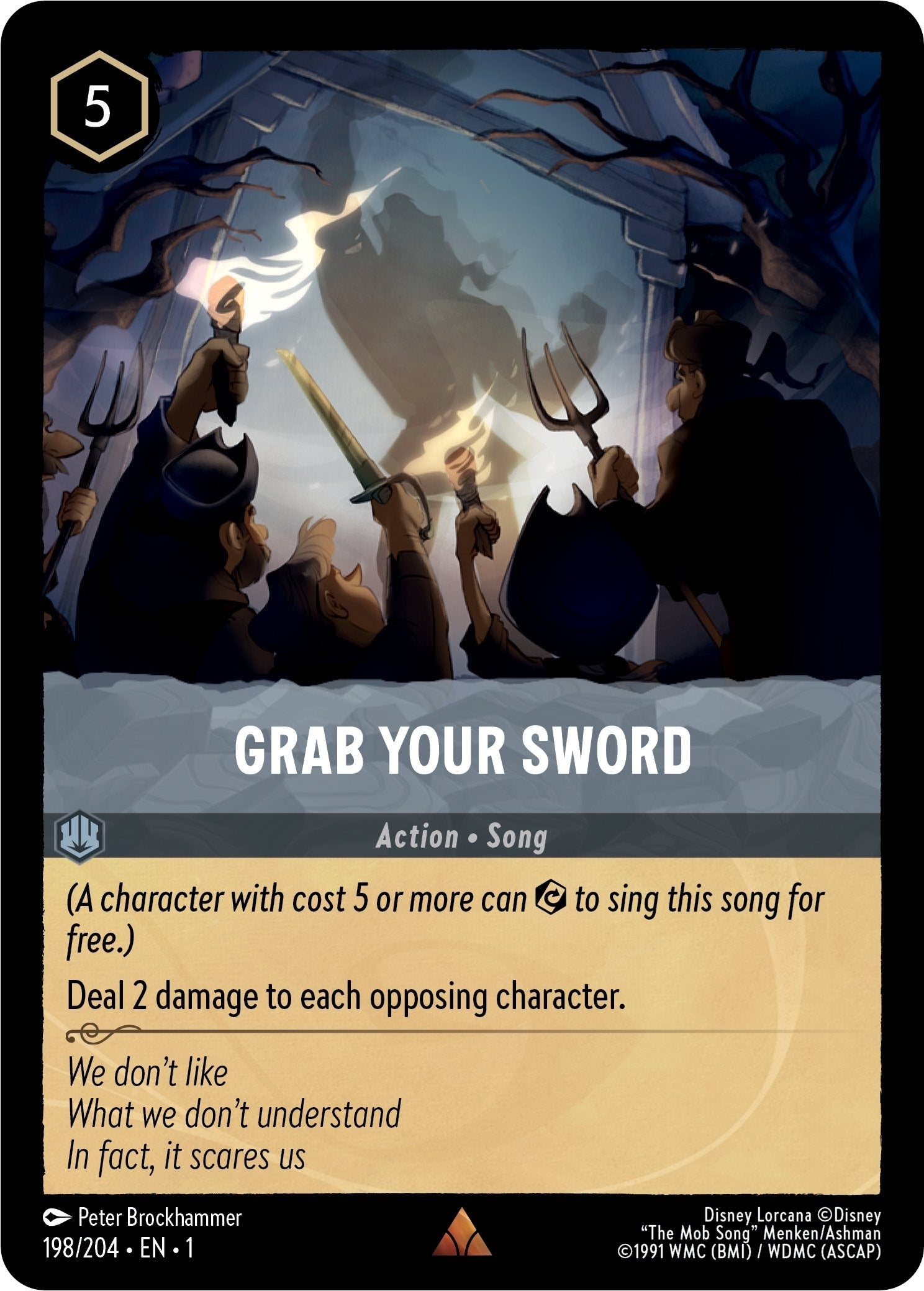 Grab Your Sword (198) (1) - Disney Lorcana Single