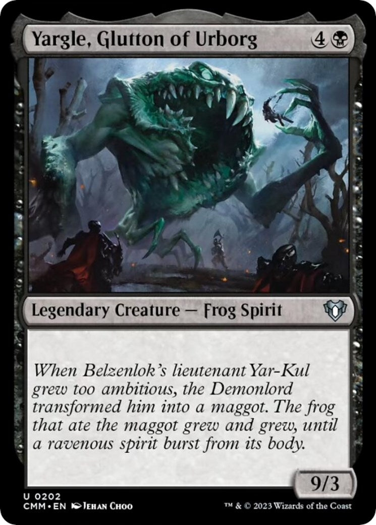 Yargle Glutton of Urborg (202) [CMM] - MTG Single