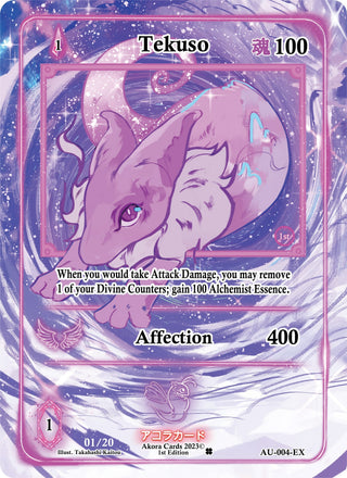 Tekuso (Extended Art) (Serial Numbered) (4) (AU1E) - Akora TCG Single