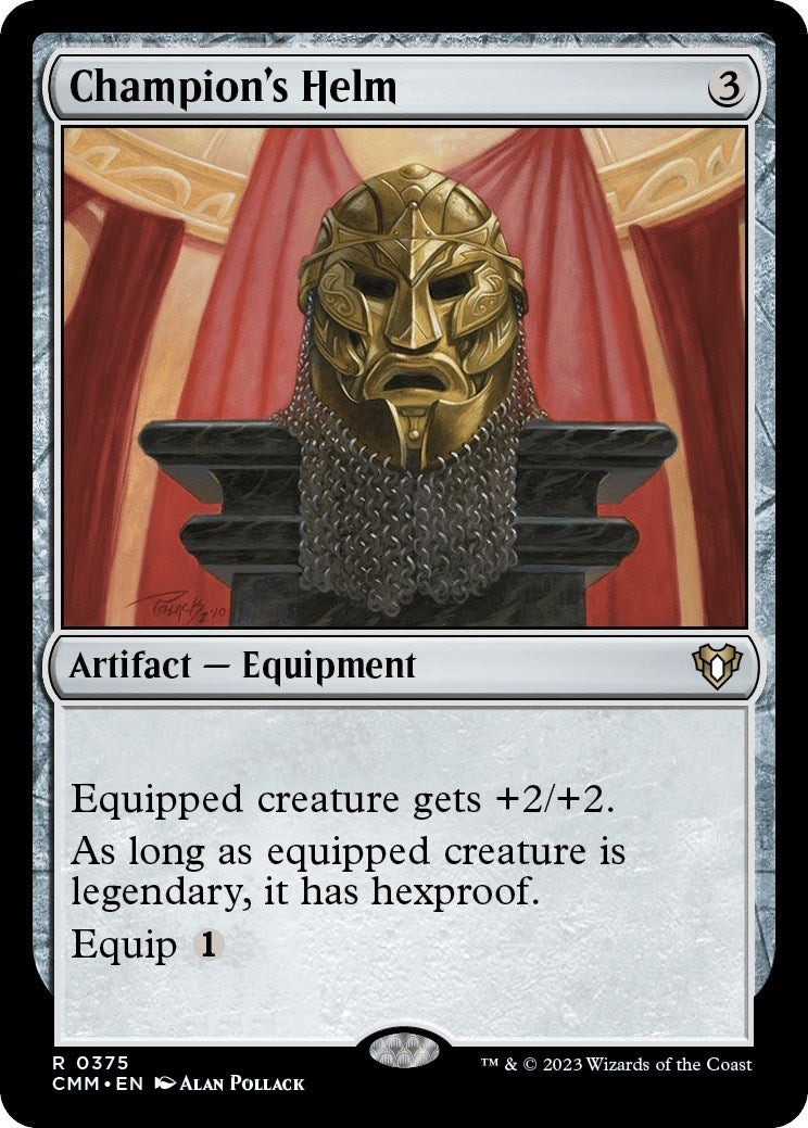 Champion’s Helm (375) [CMM] - MTG Single