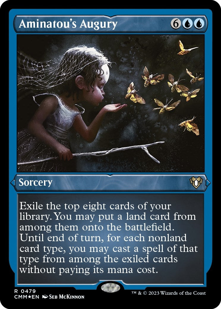 Aminatou’s Augury (Foil Etched) (479) [CMM] - MTG Single