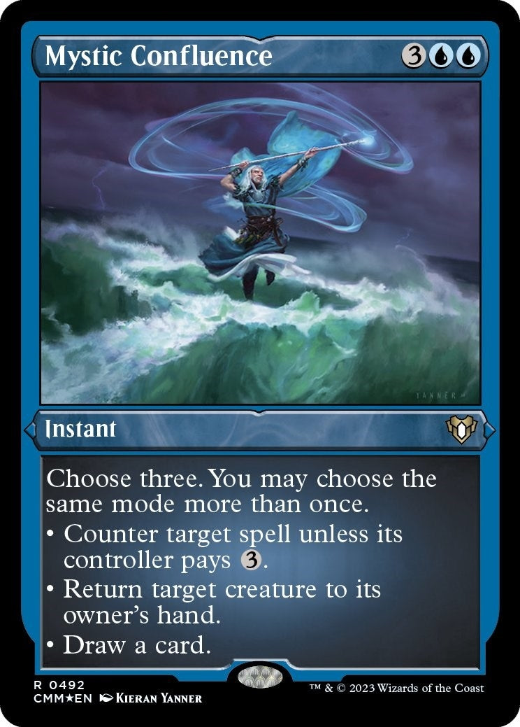 Mystic Confluence (Foil Etched) (492) [CMM] - MTG Single