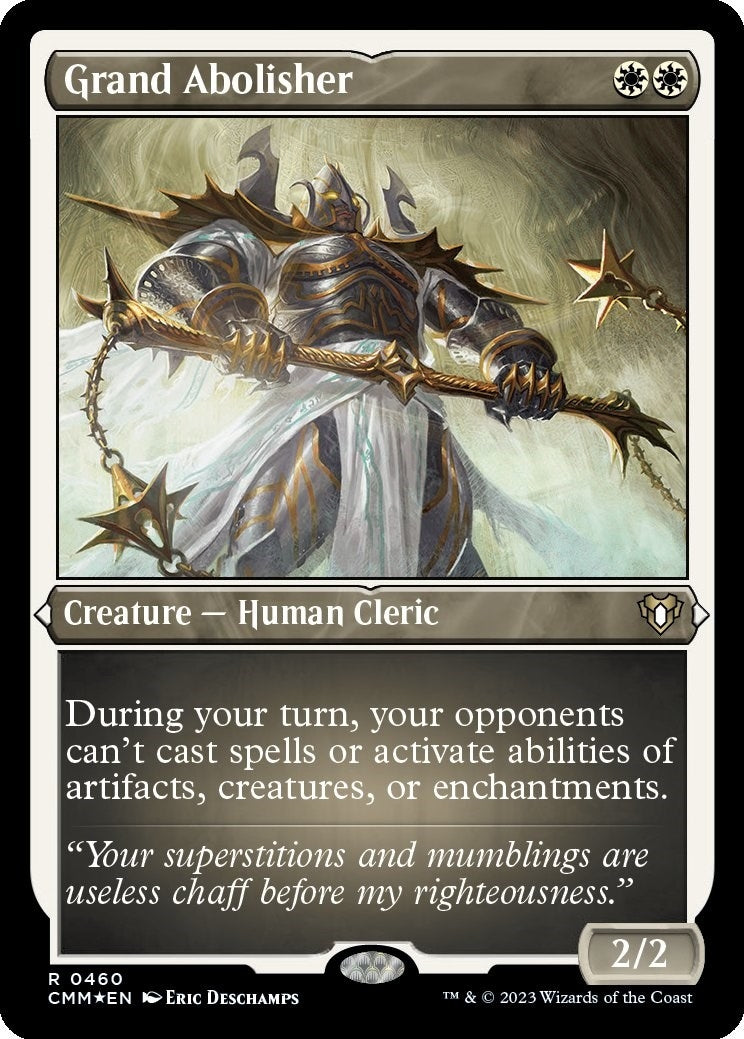 Grand Abolisher (Foil Etched) (460) [CMM] - MTG Single