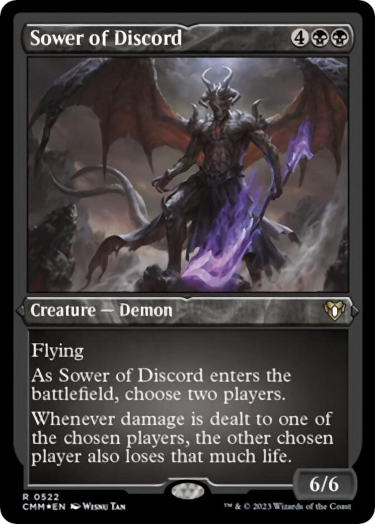 Sower of Discord (Foil Etched) (522) [CMM] - MTG Single