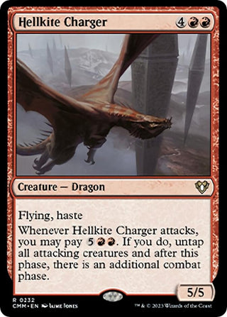 Hellkite Charger (232) [CMM] - MTG Single