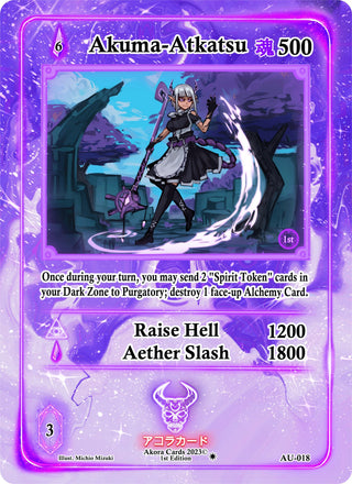 Akuma-Atkatsu (18) (AU1E) - Akora TCG Single