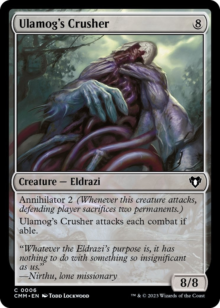 Ulamog’s Crusher (6) [CMM] - MTG Single