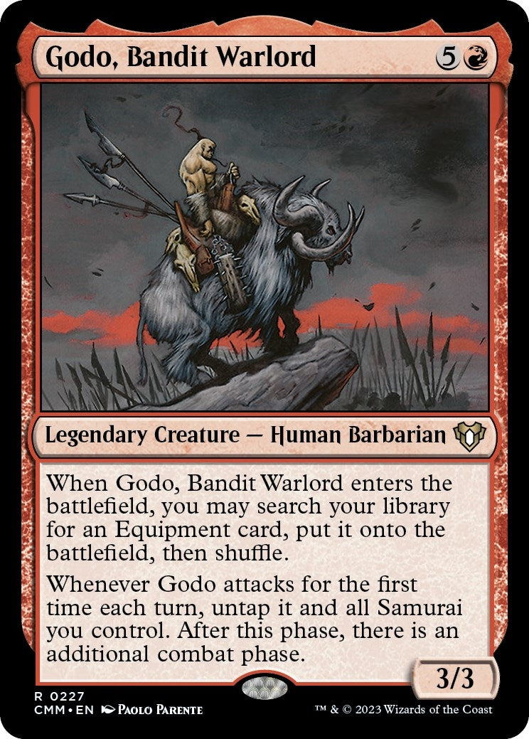 Godo Bandit Warlord (227) [CMM] - MTG Single