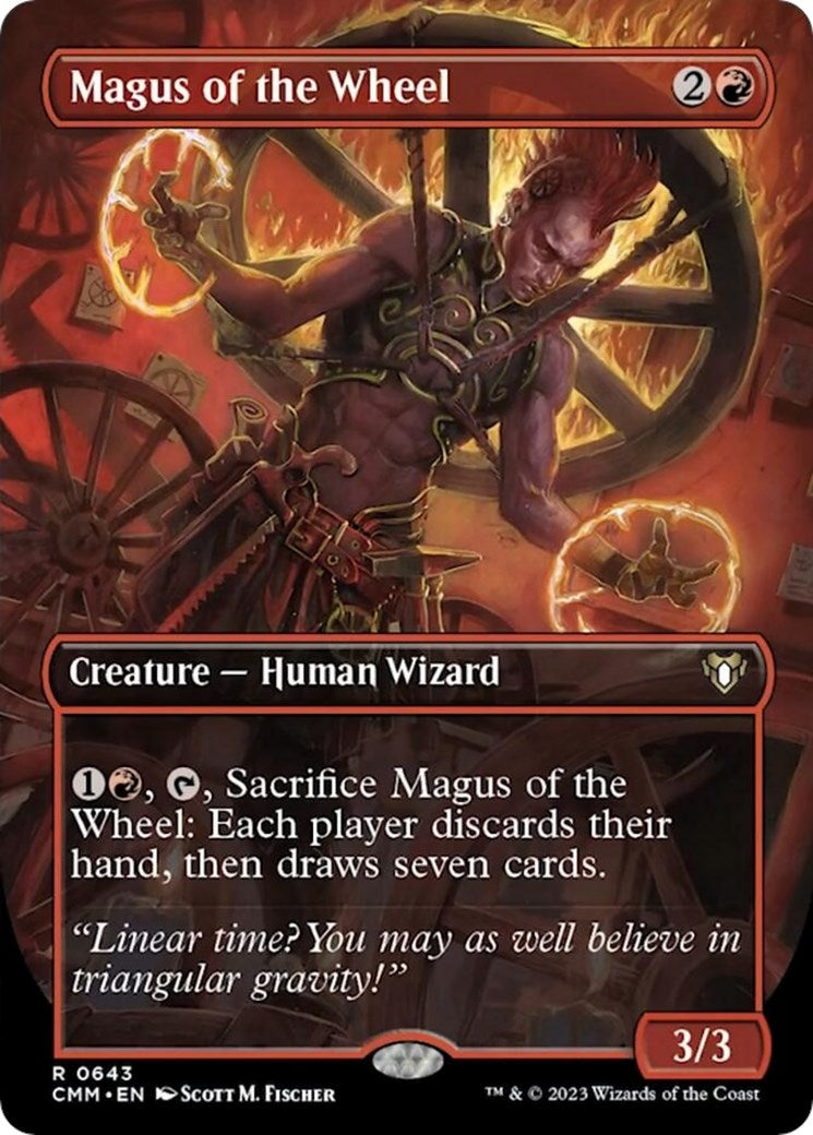 Magus of the Wheel (Borderless) (643) [CMM] - MTG Single