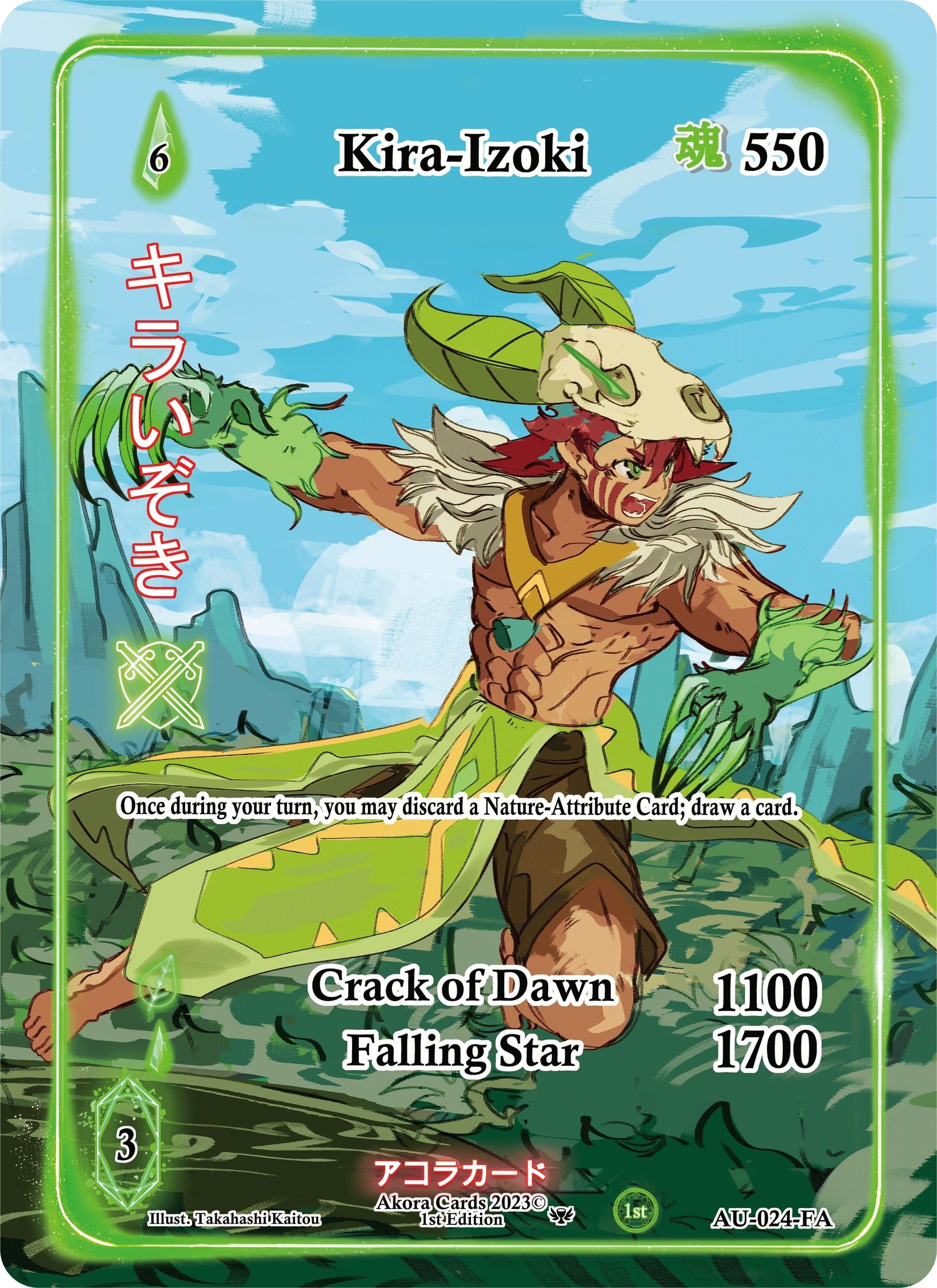 Kira-Izoki (Full Art) (24) (AU1E) - Akora TCG Single