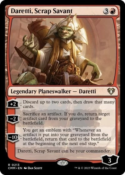 Daretti Scrap Savant (213) [CMM] - MTG Single