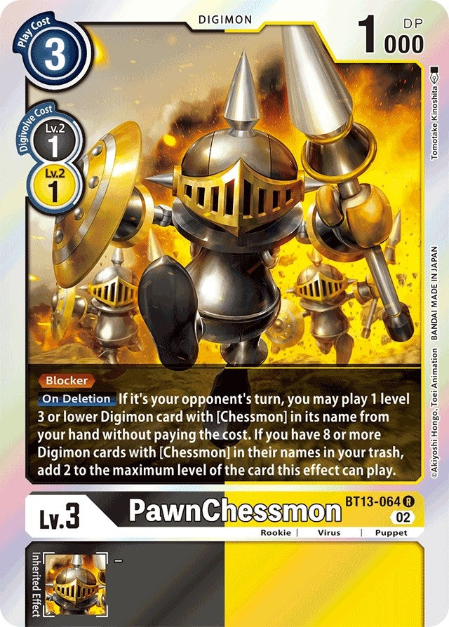 PawnChessmon - BT13-064 (13064) [BT13] - Digimon Card Game Single
