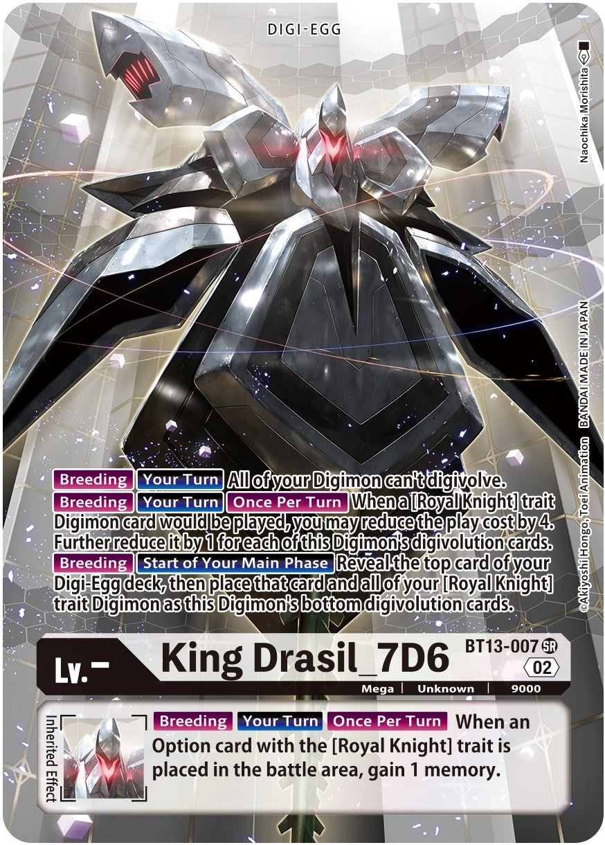 King Drasil_7D6 (Alternate Art) (13007) [BT13] - Digimon Card Game Single