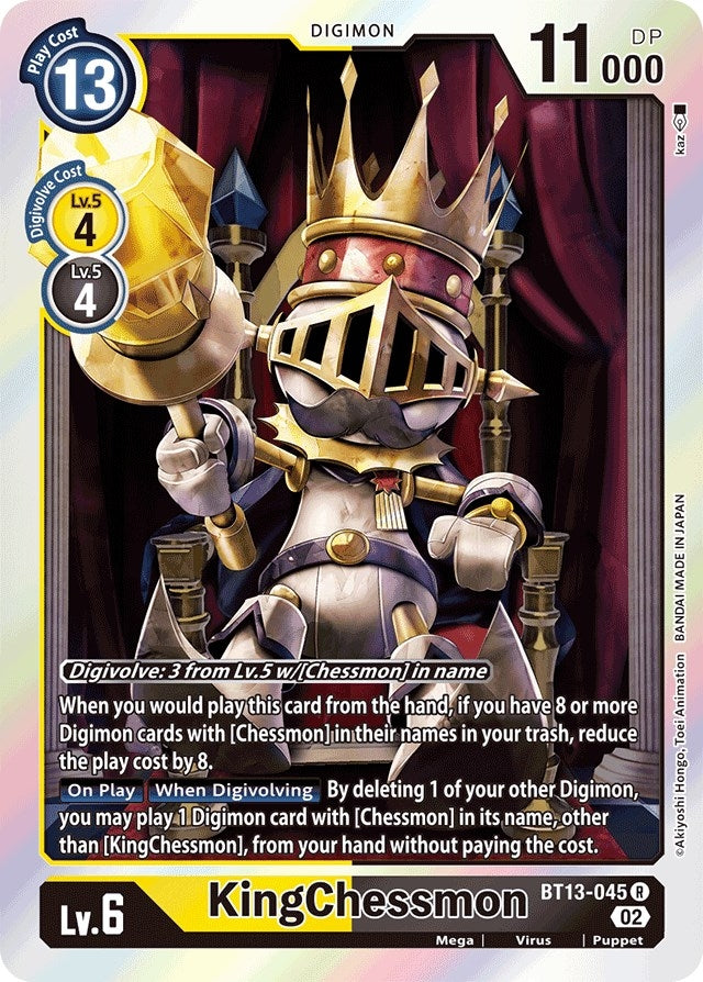 KingChessmon (13045) [BT13] - Digimon Card Game Single