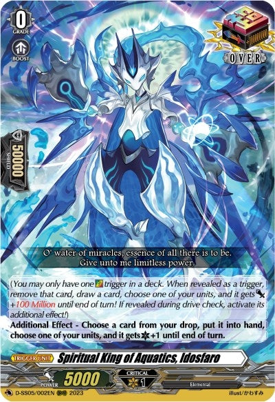 Spiritual King of Aquatics Idosfaro (5002) [D-SS05] - Cardfight Vanguard Single