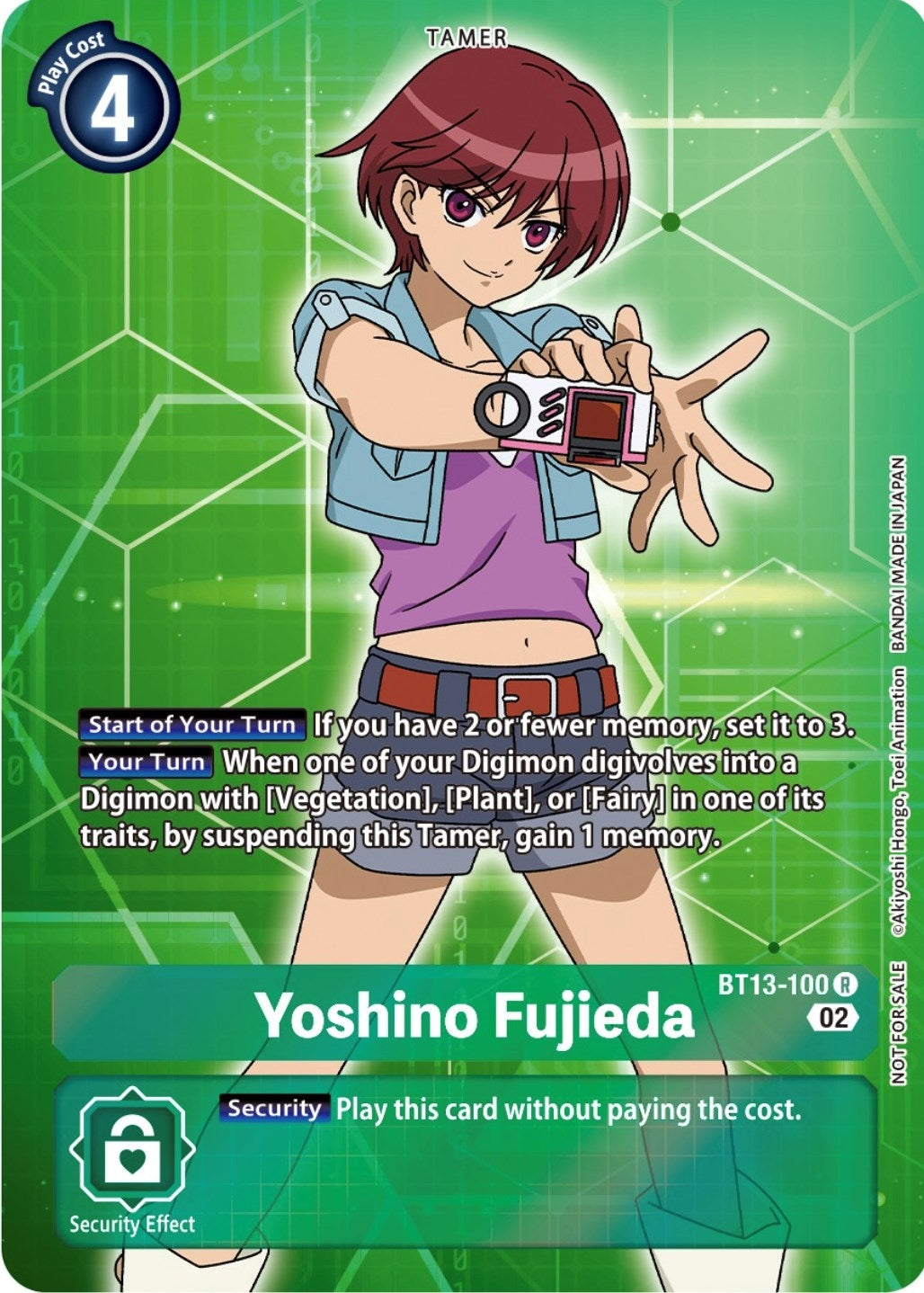 Yoshino Fujieda (Box Topper) (13100) [BT13] - Digimon Card Game Single